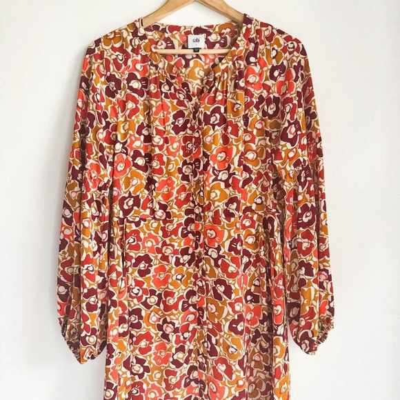 Cabi Micro floral A Line Daydream Shift Dress S - Picture 2 of 4